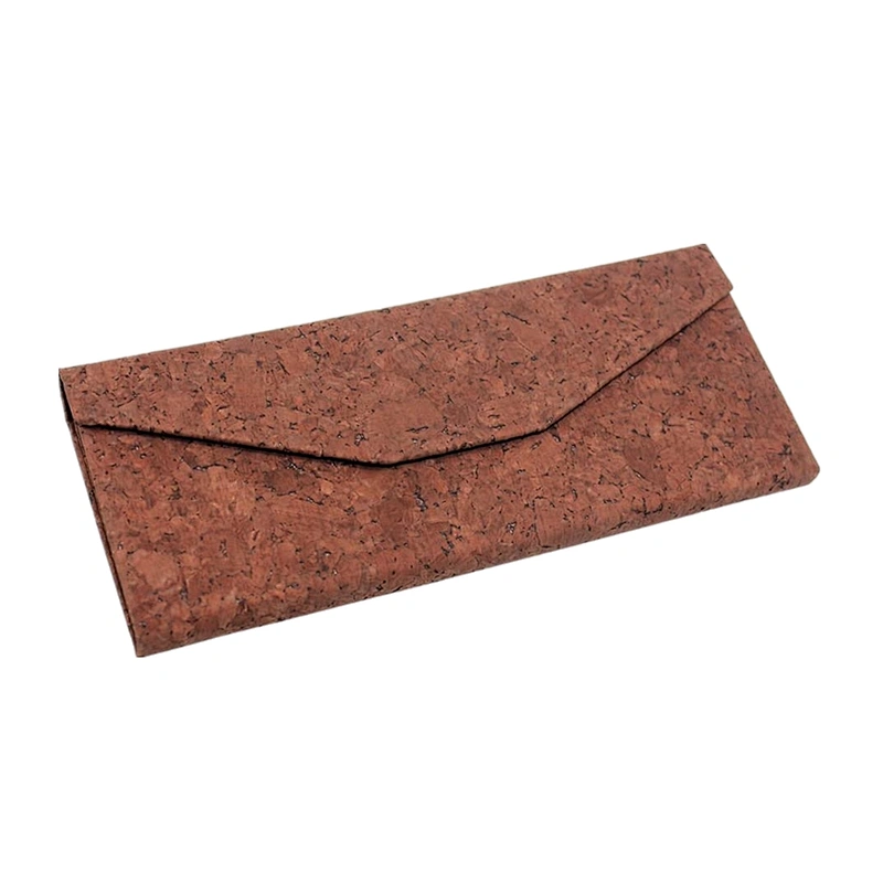 Wholesale wooden glasses case box eco friendly material cork case for sunglasses