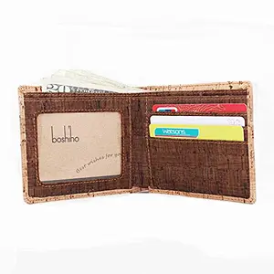 New Arriving Black Slim RFID Blocking function Cork Eco-friendly material for vegan Business Man Wallet