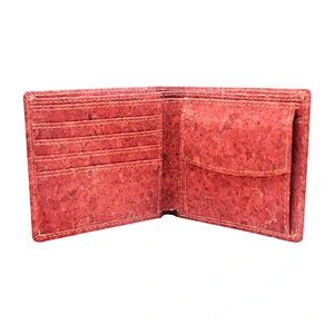 BOSHIHO business card case best quality cork wallet