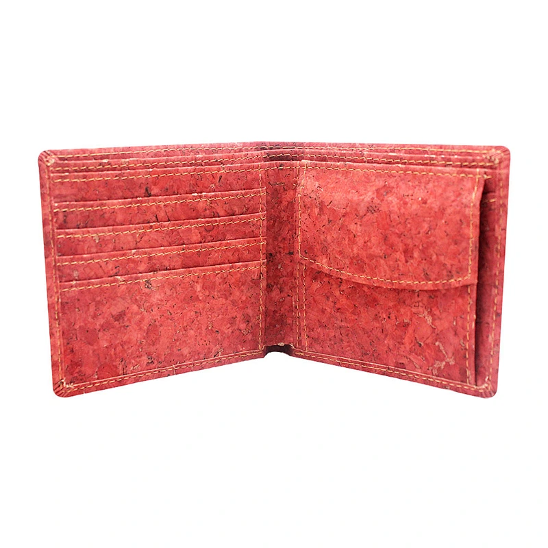 BOSHIHO business card case best quality cork wallet