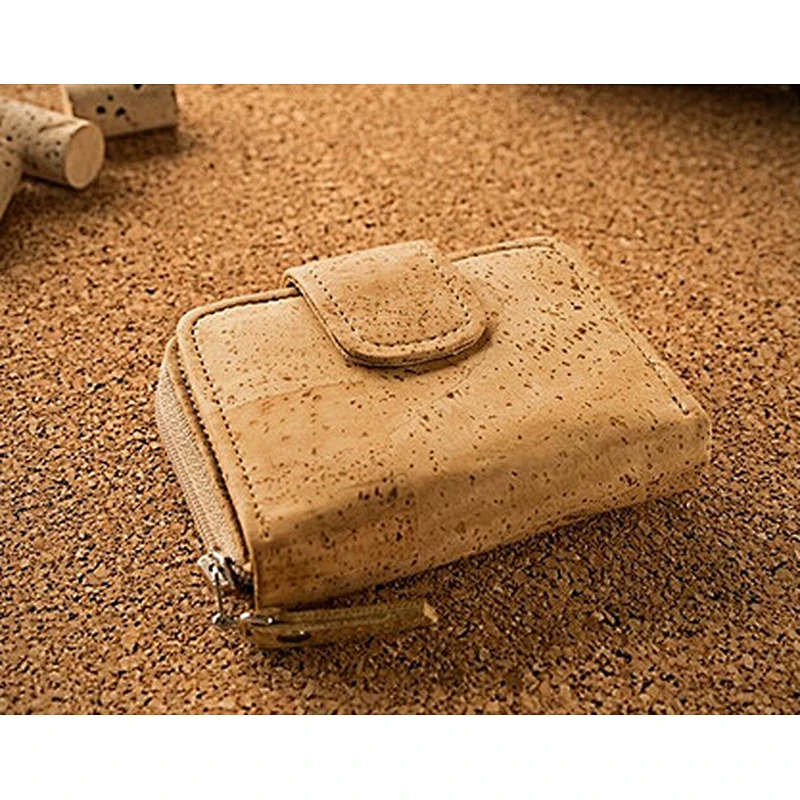 Best Christmas Gift Women Multifunction Wallet for Cards and Coins, Eco-friendly Cork Women Wallet