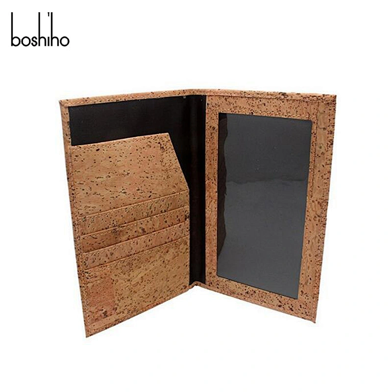 custom cork passport holder cover wallet with rfid