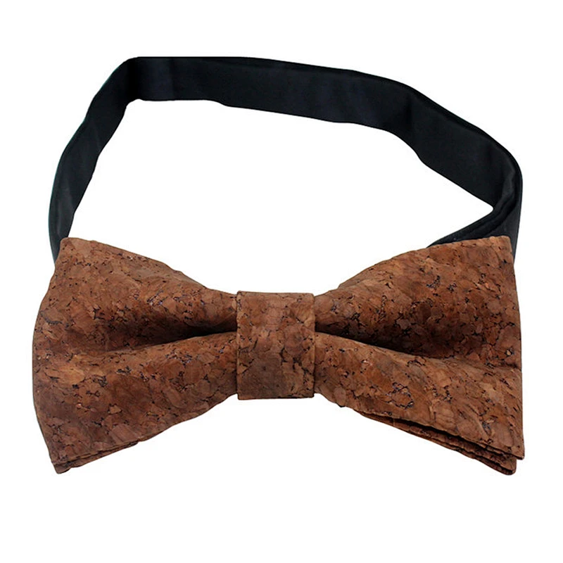 Boshiho New style  Amazon of professional leisure trending hot products men's cork casual bow tie