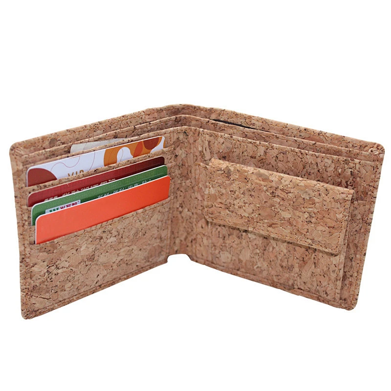 slim wallet golden Men retro Shorts cork wallet