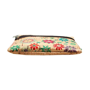 Boshiho ecofriendly ladies Small PU cork purse pocket coin wallets