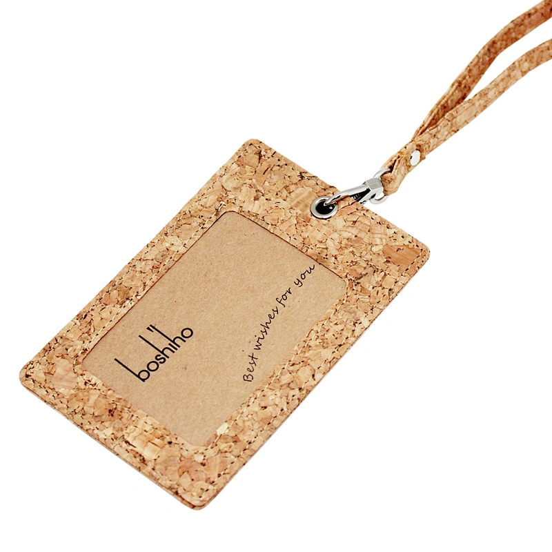 Boshiho High Quality Id  Vegan Cork Card Holder Cards