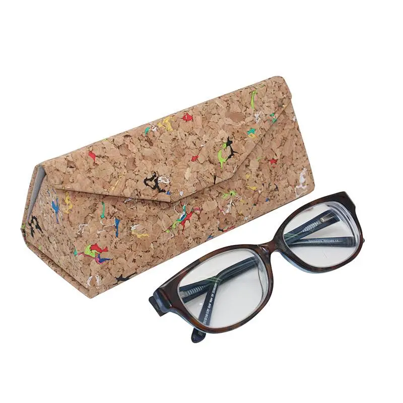 Boshiho vegan products carrying cork fashion case eyewear