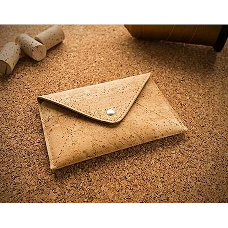 Boshiho Eco Friendly Passport Envelope Wallet Cork Passport Purse