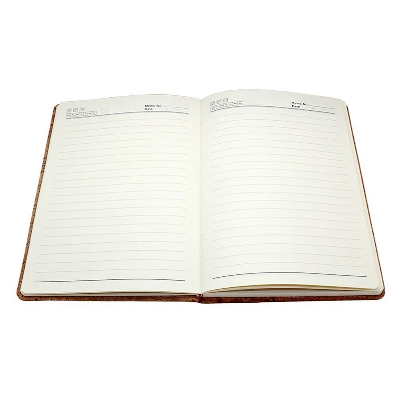 OEM custom A5 natural cork notebook Corporate gift