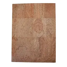 Boshiho customized menu natural cork eco-friendly folder for restaurant wood color