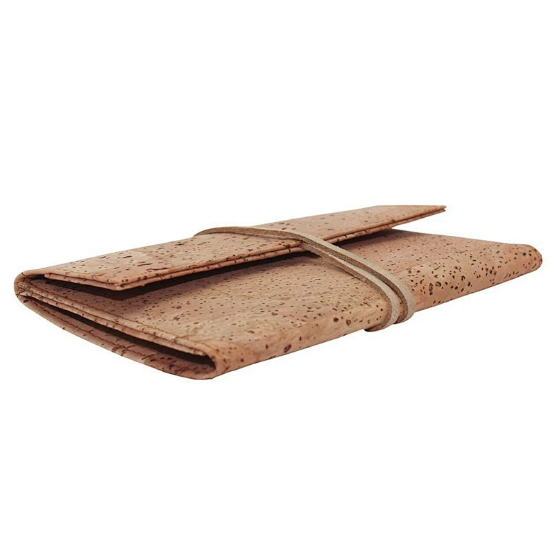 brand logo boshiho cork leather tobacco pouch