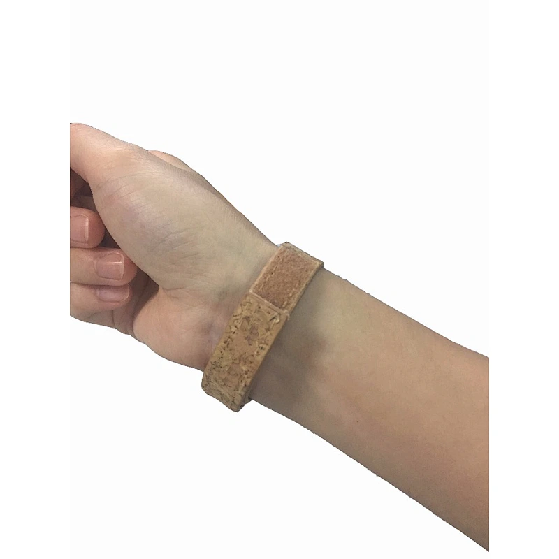 Promotion Gift Health Care Wooden Wristband Eco-friendly Natural Cork Bracelet