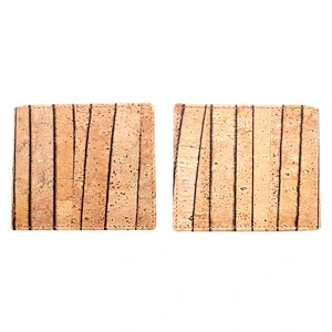 biodegradable rfid blocking New Grain man lady vegan leather cork wallet boshiho