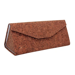 Wholesale wooden glasses case box eco friendly material cork case for sunglasses