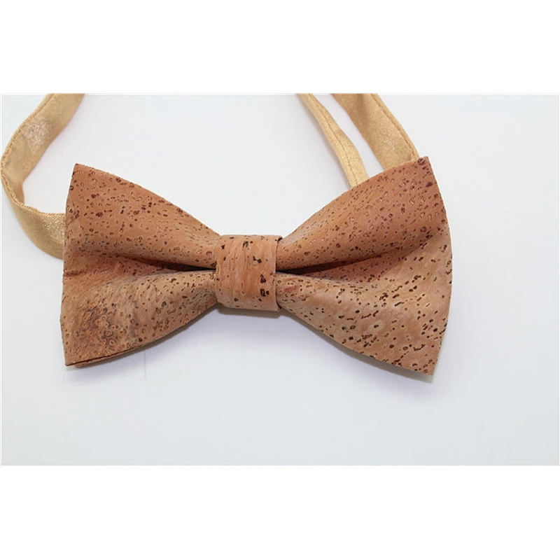 Boshiho eco friendly products wholesale cork wooden bowtie