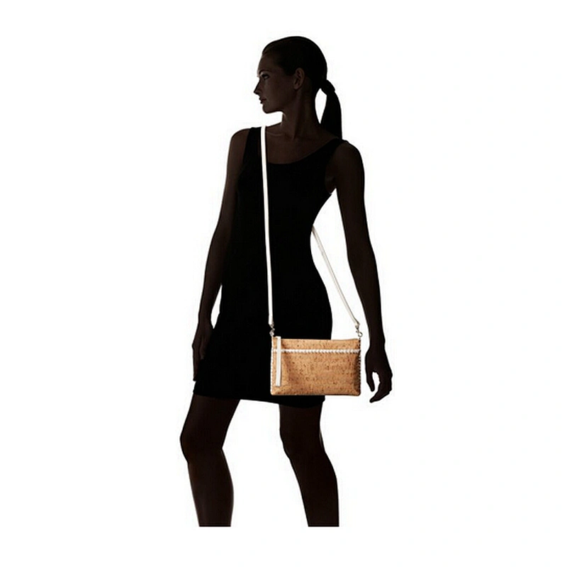 Boshiho Vegan eco friendly Cork Cross Body Women Bags Vegan Handbag Cork Clutch Wallet