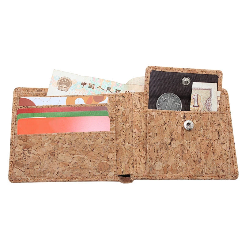 slim wallet golden Men retro Shorts cork wallet