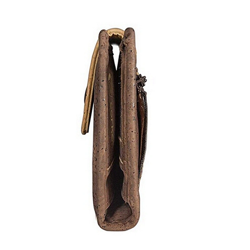 Shenzhen Supplier Vegan Women's Travel Passport Dark Cork Wholesale Travel Wallets
