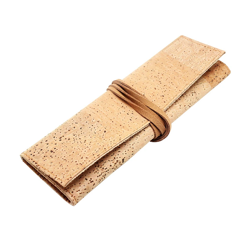 BOSHIHO Eco-friendly Cork Gel ink neutral Pen Pencil Case cover Holder