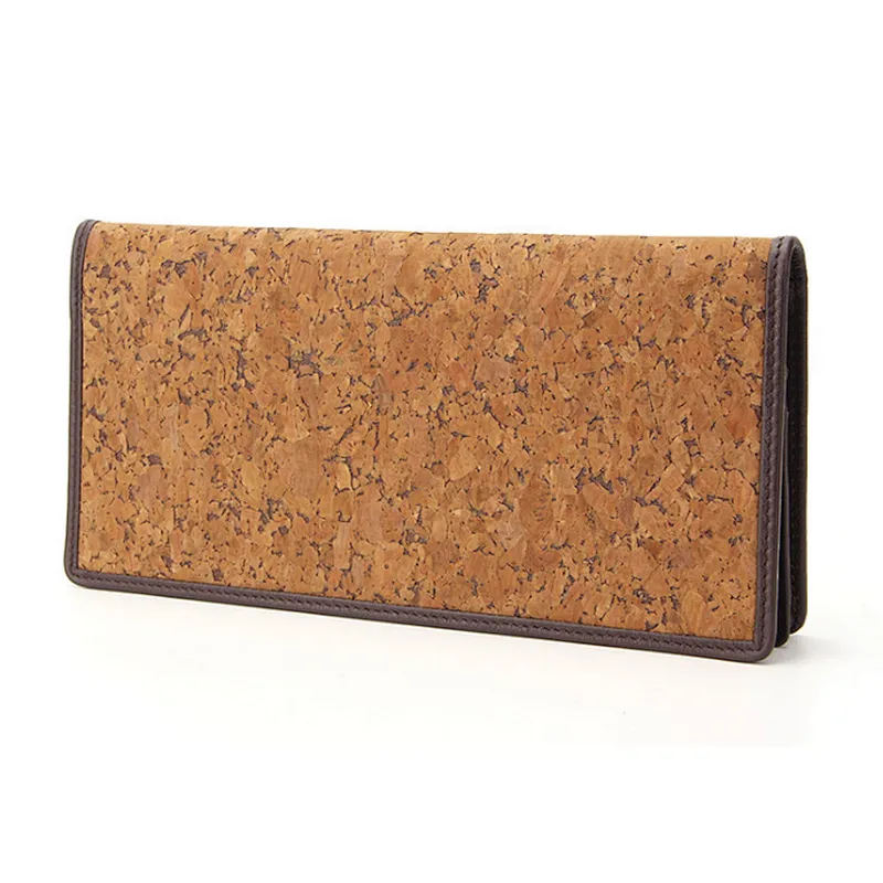 Coin Purse Eco Friendly Gift new design high quality mens cork wallet bifold money clip wallet