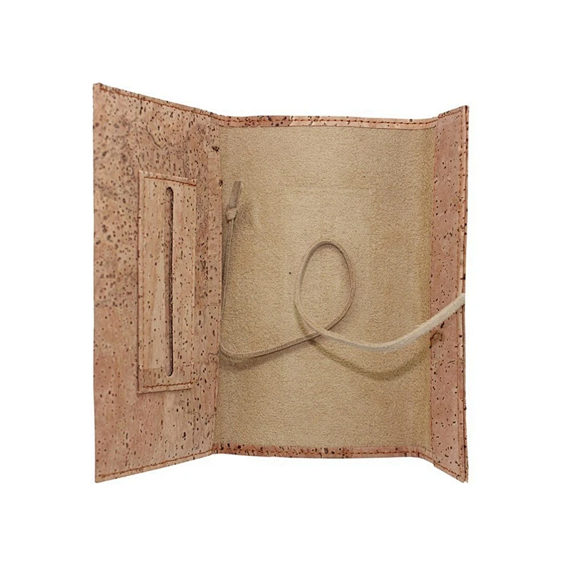 brand logo boshiho cork leather tobacco pouch