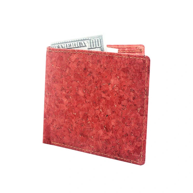 BOSHIHO business card case best quality cork wallet