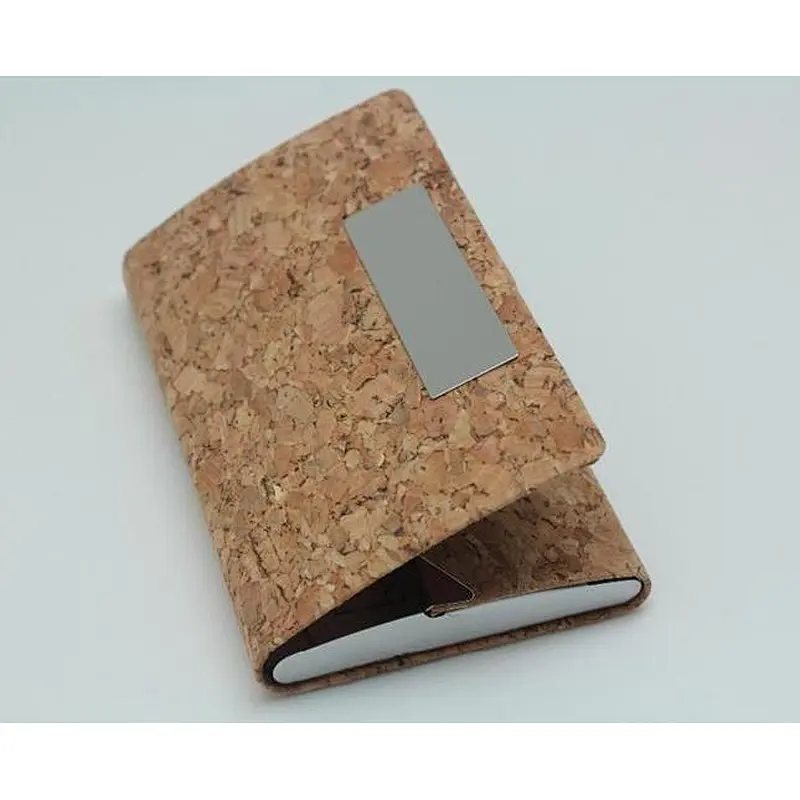 Boshiho ECO FRIENDLY natural Cork Card Holder wallet Card Case factory price