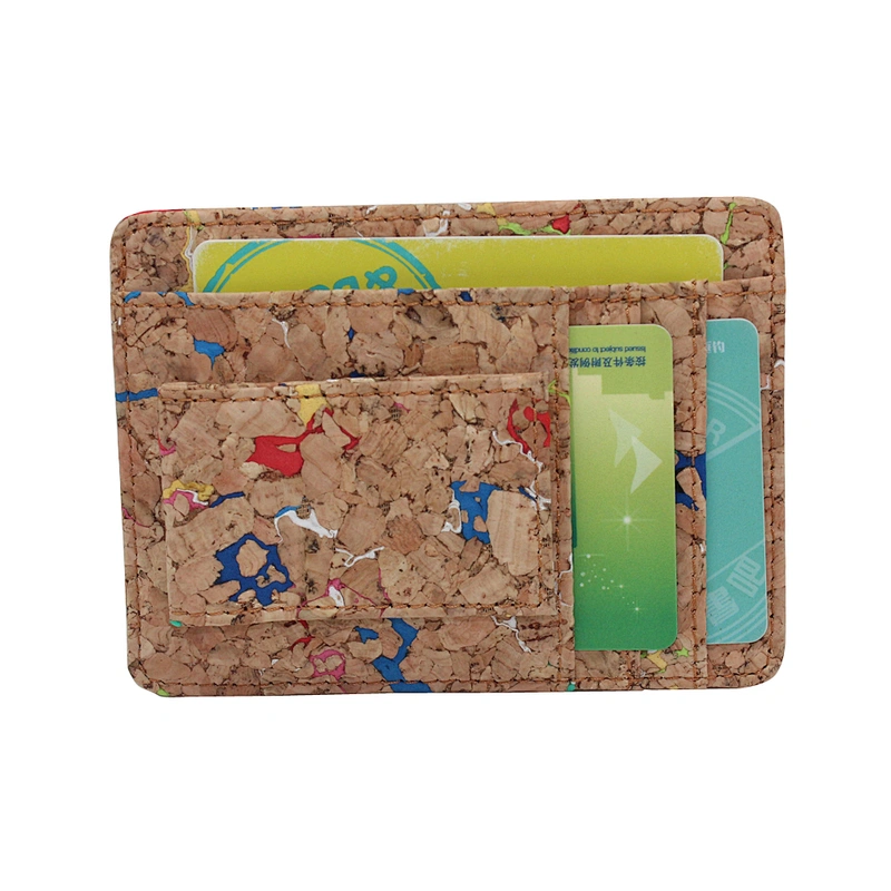 New Arrival Unique Design Natural Cork Money Clip Portugal Corcho Vegan Wallet