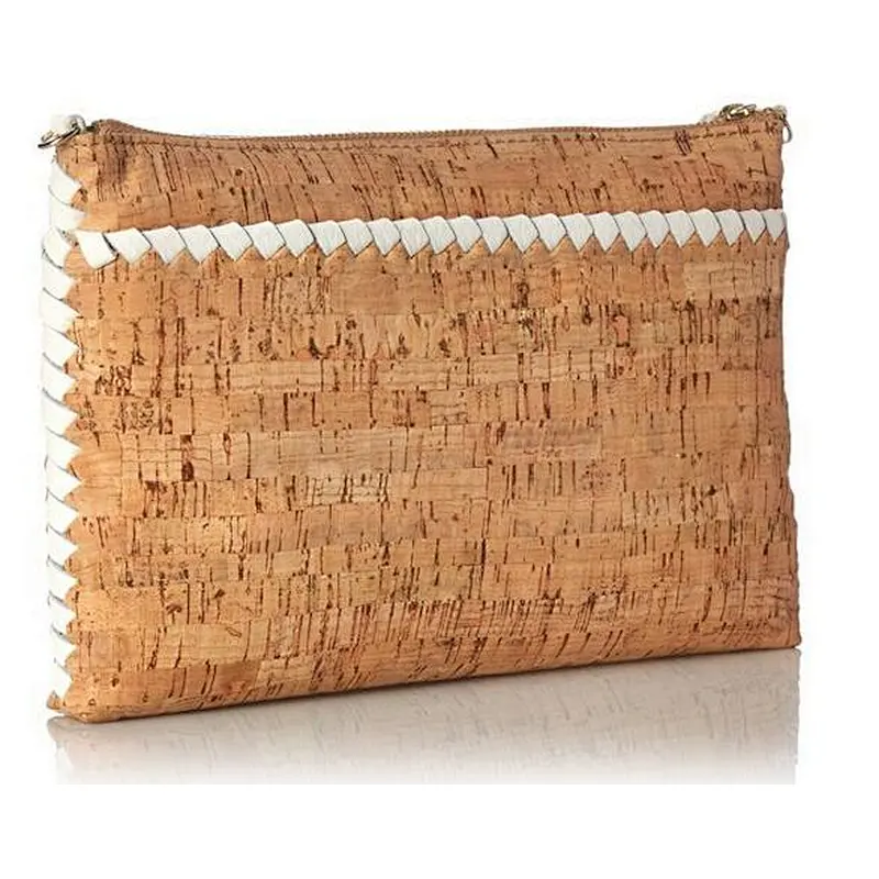 Boshiho Vegan eco friendly Cork Cross Body Women Bags Vegan Handbag Cork Clutch Wallet