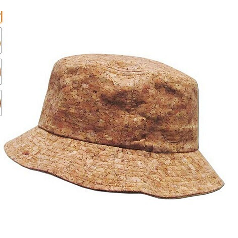 fashion accessories for women bucket hat in first quality cork
