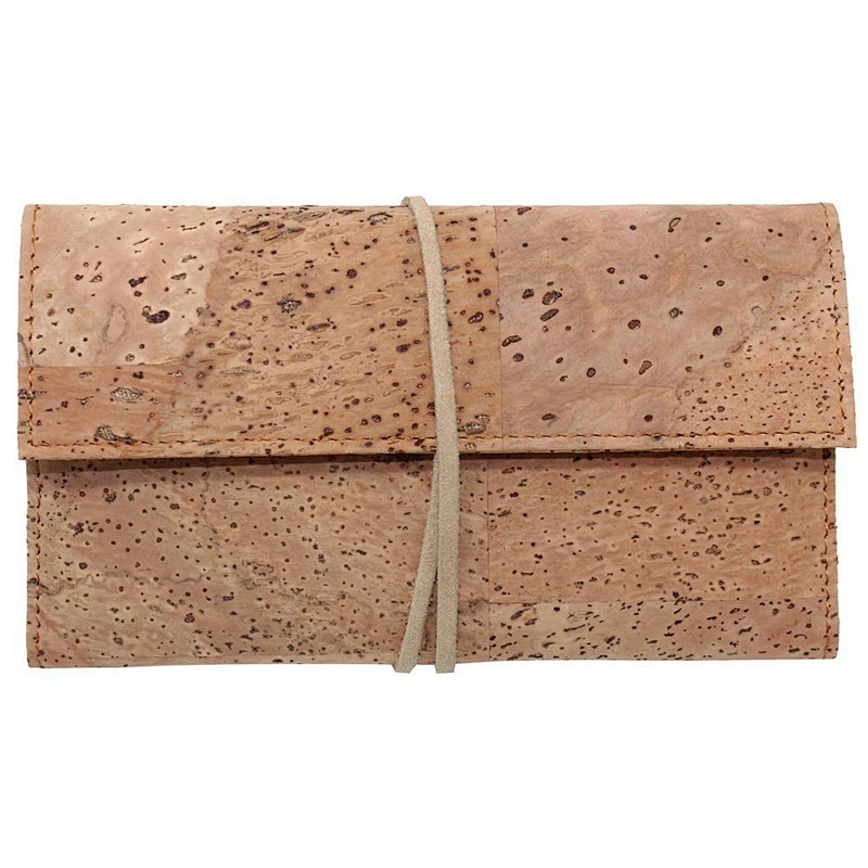 brand logo boshiho cork leather tobacco pouch