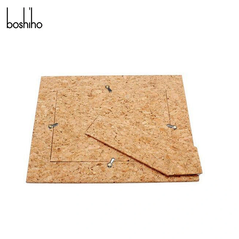 Custom corporate gift cork wooden photo picture frame Shenzhen