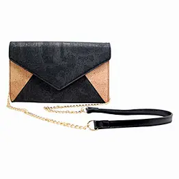 Boshiho wood Natural Eco friendly Cork fabric Crossbody Bag vegetable leather handbag fashion bag