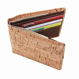 New Arriving Black Slim RFID Blocking function Cork Eco-friendly material for vegan Business Man Wallet