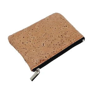 Boshiho cork coin pouch with cork keychain earphone holder bag carrying case