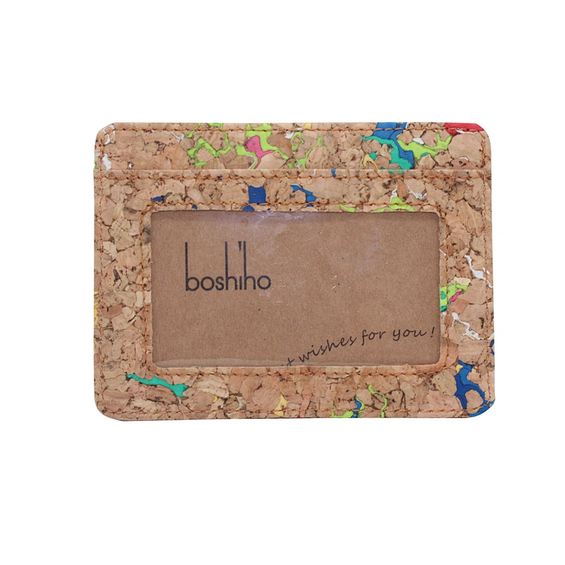 New Arrival Unique Design Natural Cork Money Clip Portugal Corcho Vegan Wallet