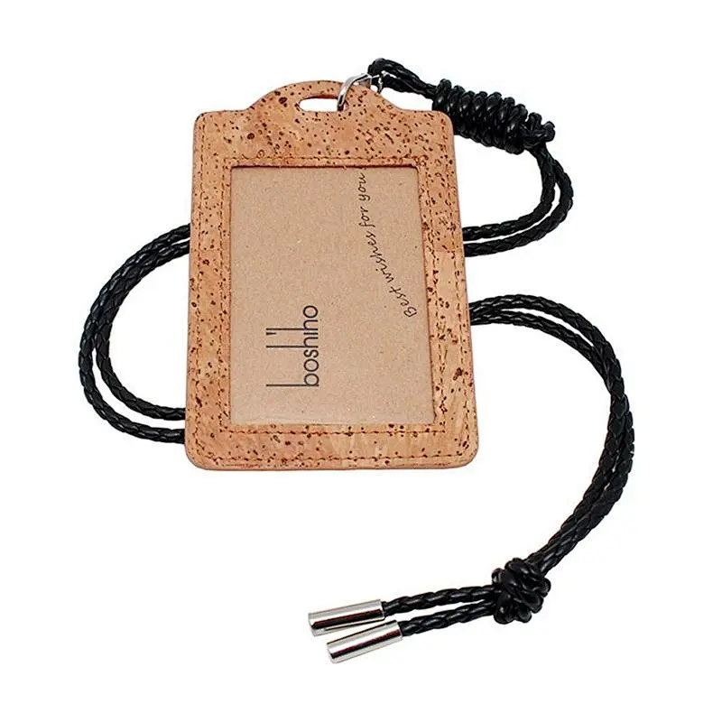 Boshiho Fashion Airport Cork Luggage Tag Holder