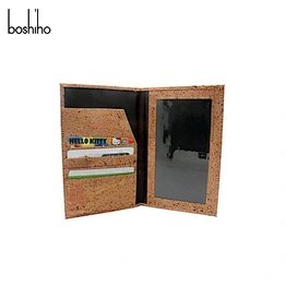 custom cork passport holder cover wallet with rfid