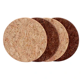 Newest Top Sale High Quality Natural Custom coffee tea Wooden Cup Pads Cork Coasters