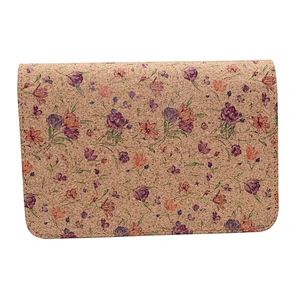 Women Vegan fashion cork shoulder bag custom ladies elegant shoulder bag women evening bag