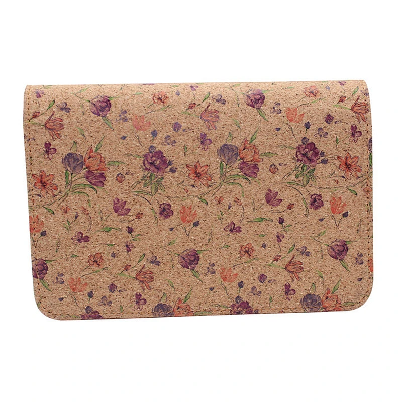 Women Vegan fashion cork shoulder bag custom ladies elegant shoulder bag women evening bag