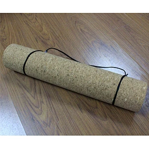 no-slip exercise & fitness yoga mat Amazon hot sale Eco-friendly 100% cork pilates  mat upgrade  vegan yoga mat