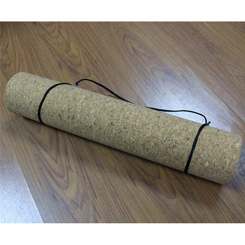 no-slip exercise & fitness yoga mat Amazon hot sale Eco-friendly 100% cork pilates  mat upgrade  vegan yoga mat