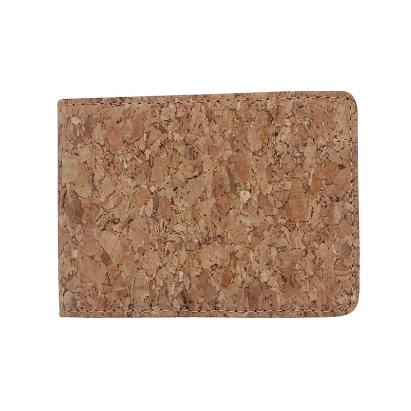 Boshiho vegan cork wallet slim rfid money clip wallet