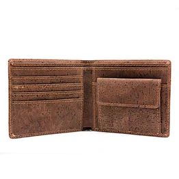 Boshiho Brown Vegan Cork Best-Selling Wallet