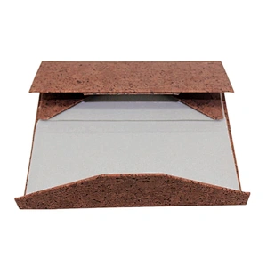 Wholesale wooden glasses case box eco friendly material cork case for sunglasses
