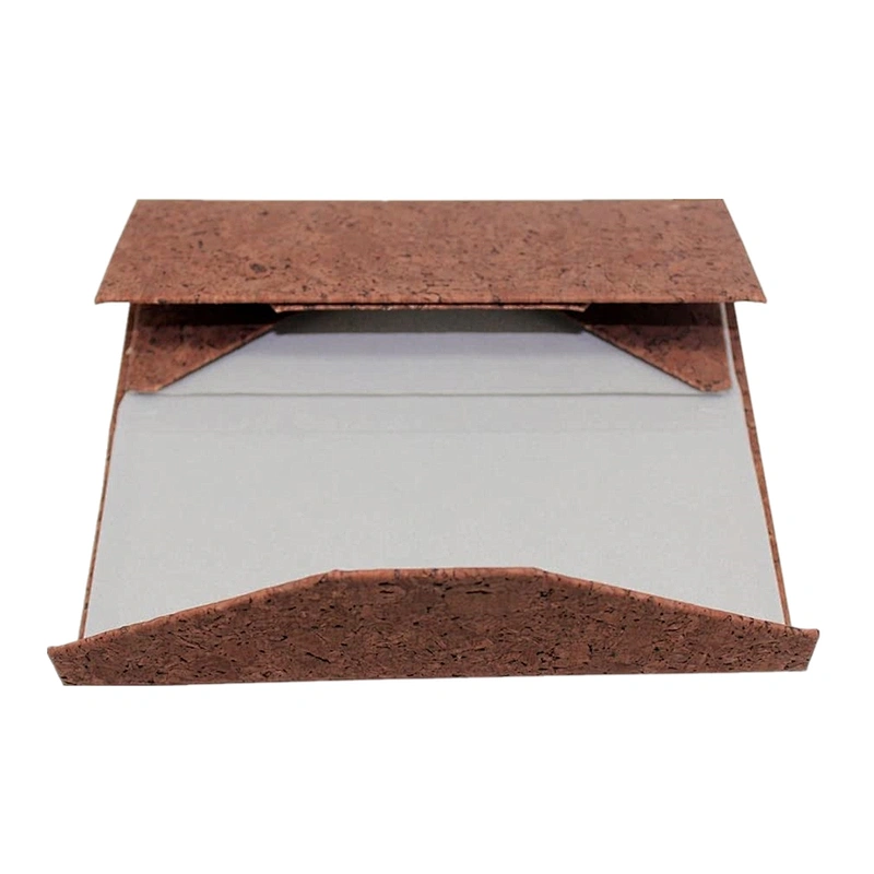 Wholesale wooden glasses case box eco friendly material cork case for sunglasses