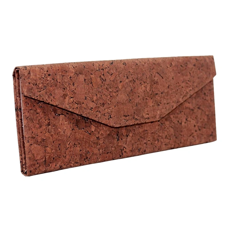 Wholesale wooden glasses case box eco friendly material cork case for sunglasses