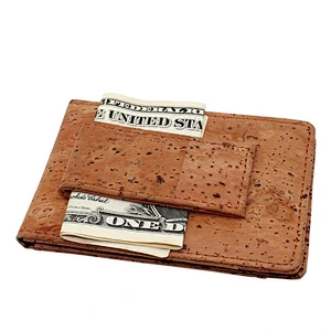 Baoshiho factory price eco friendly cork card holder wallet