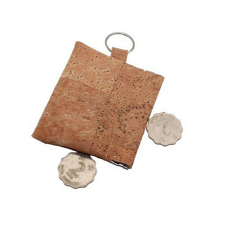 Boshiho Small PU cork coin purse